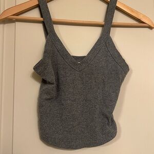 Destined (Tilly’s) XS Grey Cropped Tank